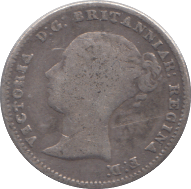1854 FOURPENCE ( FINE ) - FOURPENCE - Cambridgeshire Coins