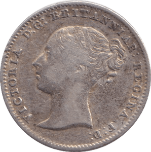 1854 FOURPENCE ( VF ) - FOURPENCE - Cambridgeshire Coins