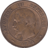 1854 FRANCE 10 CENTIMES - WORLD COINS - Cambridgeshire Coins