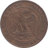 1854 FRANCE 10 CENTIMES - WORLD COINS - Cambridgeshire Coins