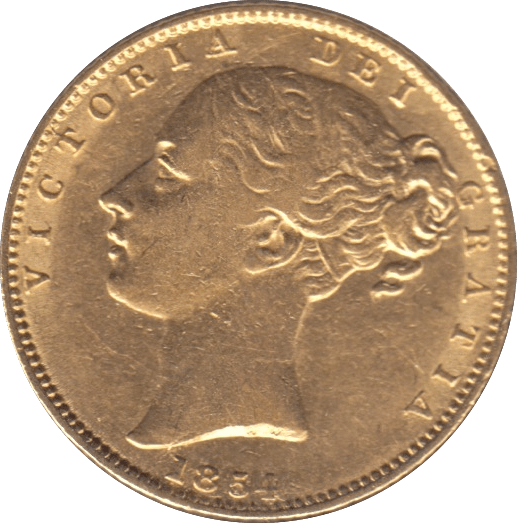 1854 GOLD SOVEREIGN ( GVF ) - SOVEREIGN - Cambridgeshire Coins