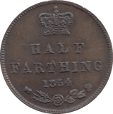 1854 HALF FARTHING ( UNC ) - HALF FARTHING - Cambridgeshire Coins