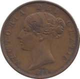 1854 HALFPENNY ( EF ) - Halfpenny - Cambridgeshire Coins