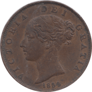 1854 HALFPENNY ( EF ) - HALFPENNY - Cambridgeshire Coins