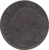 1854 HALFPENNY ( FINE ) - HALFPENNY - Cambridgeshire Coins
