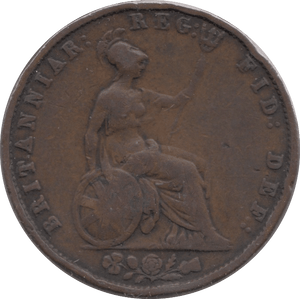 1854 HALFPENNY ( FINE ) - HALFPENNY - Cambridgeshire Coins