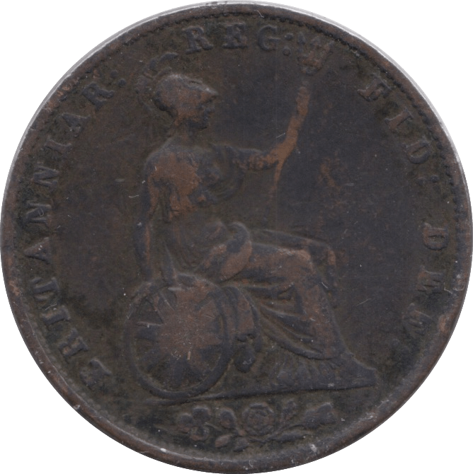 1854 HALFPENNY ( FINE ) - Halfpenny - Cambridgeshire Coins