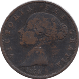 1854 HALFPENNY ( FINE ) - Halfpenny - Cambridgeshire Coins