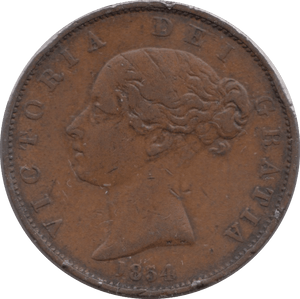 1854 HALFPENNY ( GF ) - Halfpenny - Cambridgeshire Coins