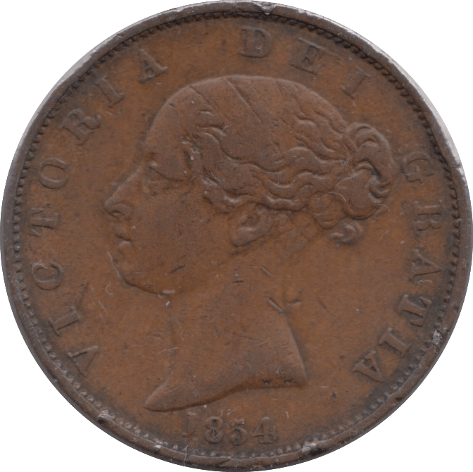 1854 HALFPENNY ( GF ) - Halfpenny - Cambridgeshire Coins