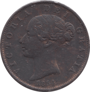 1854 HALFPENNY ( GF ) - HALFPENNY - Cambridgeshire Coins