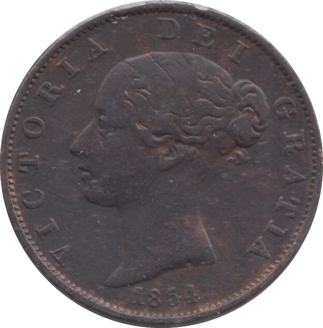 1854 HALFPENNY ( GF ) - HALFPENNY - Cambridgeshire Coins