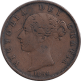 1854 HALFPENNY ( GF ) - WORLD COINS - Cambridgeshire Coins