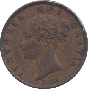 1854 HALFPENNY ( GVF ) - HALFPENNY - Cambridgeshire Coins