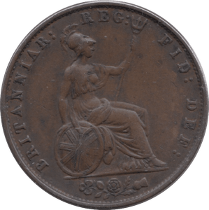 1854 HALFPENNY ( GVF ) - Halfpenny - Cambridgeshire Coins