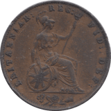 1854 HALFPENNY ( GVF ) - HALFPENNY - Cambridgeshire Coins