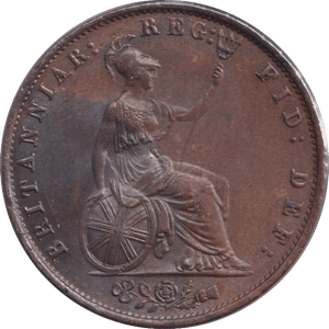 1854 HALFPENNY ( UNC ) - HALFPENNY - Cambridgeshire Coins