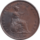 1854 HALFPENNY ( UNC ) - HALFPENNY - Cambridgeshire Coins