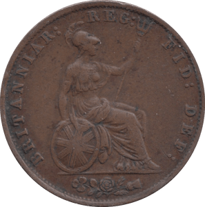 1854 HALFPENNY ( VF ) - Halfpenny - Cambridgeshire Coins