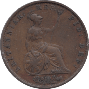1854 HALFPENNY ( VF ) - Halfpenny - Cambridgeshire Coins