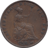 1854 HALFPENNY ( VF ) - Halfpenny - Cambridgeshire Coins