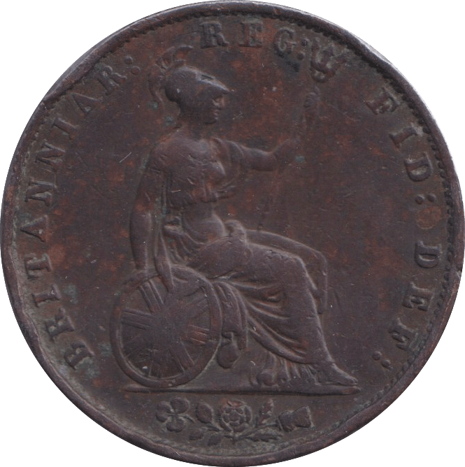 1854 HALFPENNY ( VF ) - HALFPENNY - Cambridgeshire Coins