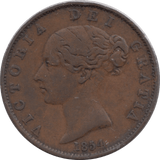 1854 HALFPENNY ( VF ) - Halfpenny - Cambridgeshire Coins