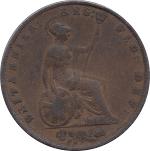 1854 HALFPENNY ( VF ) - Halfpenny - Cambridgeshire Coins