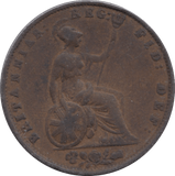 1854 HALFPENNY ( VF ) - Halfpenny - Cambridgeshire Coins