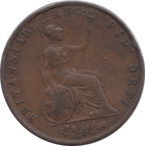 1854 HALFPENNY ( VF ) - Halfpenny - Cambridgeshire Coins