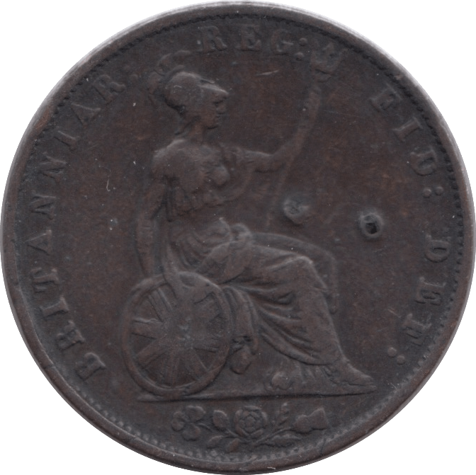 1854 HALFPENNY ( VF ) - Halfpenny - Cambridgeshire Coins
