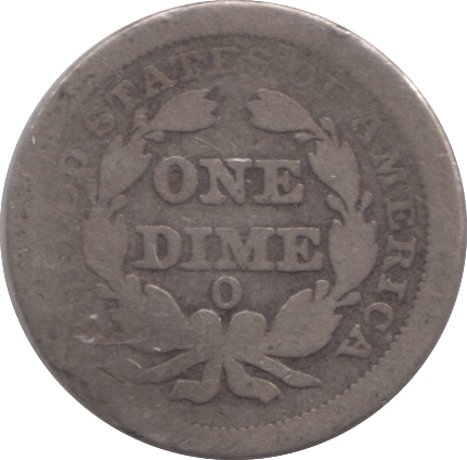 1854 ONE DIME USA - WORLD COINS - Cambridgeshire Coins