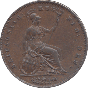 1854 PENNY ( AUNC ) - PENNY - Cambridgeshire Coins