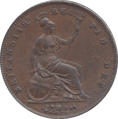 1854 PENNY ( AUNC ) - PENNY - Cambridgeshire Coins