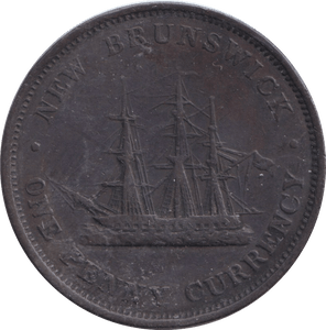 1854 PENNY CANADA - WORLD COINS - Cambridgeshire Coins