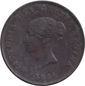 1854 PENNY CANADA - WORLD COINS - Cambridgeshire Coins