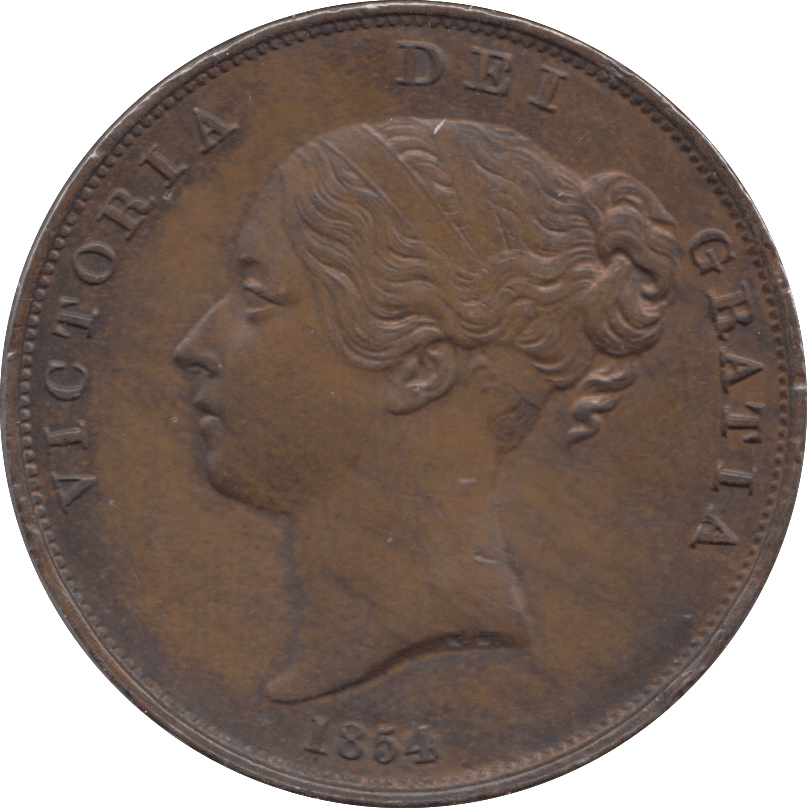 1854 PENNY ( EF ) - Penny - Cambridgeshire Coins