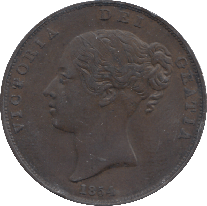 1854 PENNY ( EF ) - PENNY - Cambridgeshire Coins
