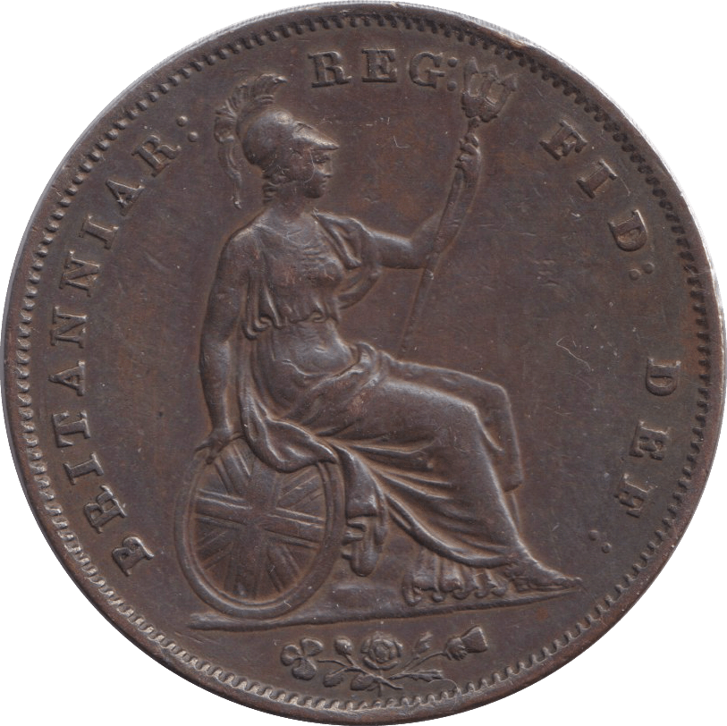1854 PENNY ( EF ) - WORLD COINS - Cambridgeshire Coins