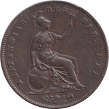 1854 PENNY ( EF ) - WORLD COINS - Cambridgeshire Coins