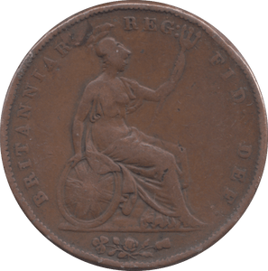 1854 PENNY ( FINE ) - PENNY - Cambridgeshire Coins