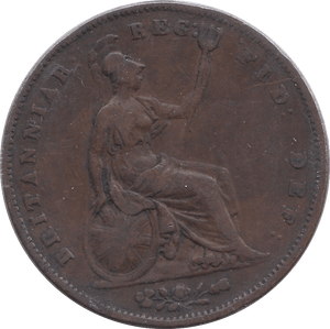 1854 PENNY ( FINE ) - PENNY - Cambridgeshire Coins
