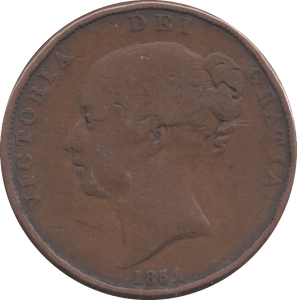1854 PENNY ( FINE ) - PENNY - Cambridgeshire Coins