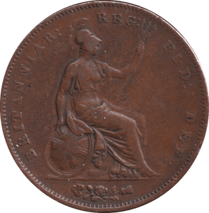 1854 PENNY ( FINE ) - PENNY - Cambridgeshire Coins