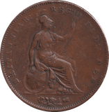 1854 PENNY ( FINE ) - PENNY - Cambridgeshire Coins