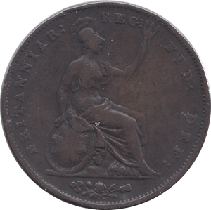 1854 PENNY ( FINE ) - PENNY - Cambridgeshire Coins