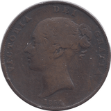 1854 PENNY ( FINE ) - PENNY - Cambridgeshire Coins