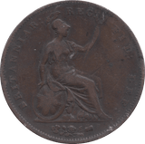 1854 PENNY ( FINE ) - PENNY - Cambridgeshire Coins