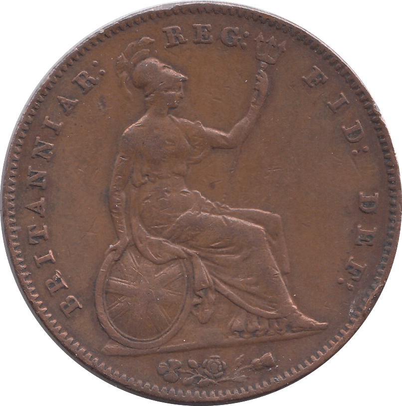 1854 PENNY ( FINE ) - PENNY - Cambridgeshire Coins