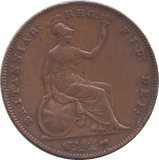 1854 PENNY ( FINE ) - PENNY - Cambridgeshire Coins